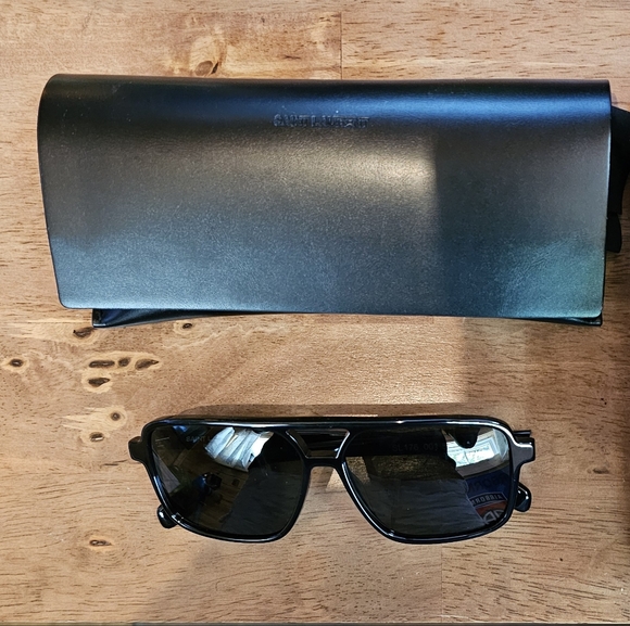 Saint Laurent Aviator Sunglasses - Picture 8 of 9